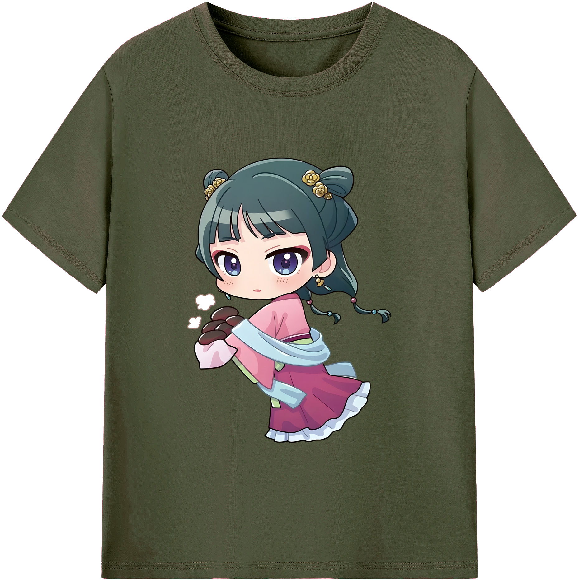 （画像用） 薬屋のひとりごと The Apothecary Diaries 綿100％ メンズ半袖Tシャツ｜肌触りやわらか＆通気性